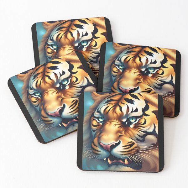 Item preview, Dreamy Tiger Portrait Style 2 designed and sold by Mark Cannon.