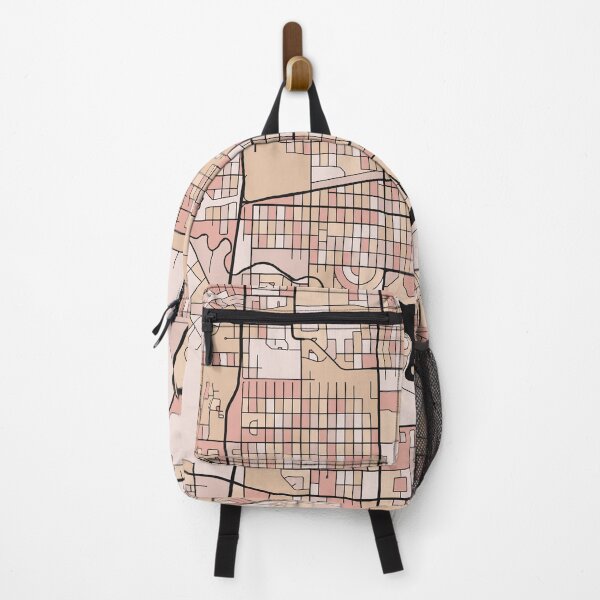 Item preview, Regina Map Pattern in Soft Pink Pastels designed and sold by PatternMaps.
