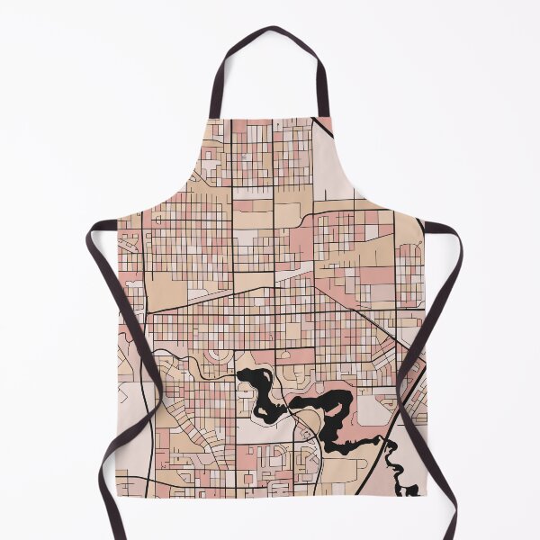 Item preview, Regina Map Pattern in Soft Pink Pastels designed and sold by PatternMaps.
