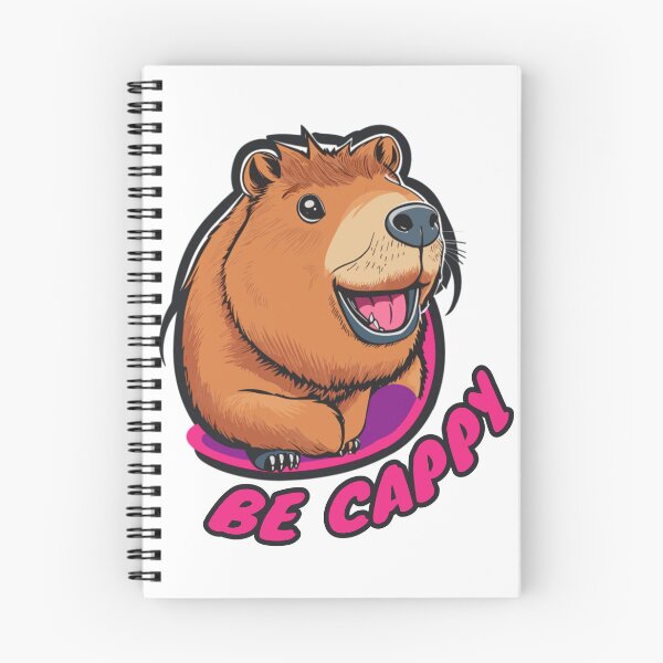 Item preview, Be Cappy Happy Capybara designed and sold by Peculiarts.