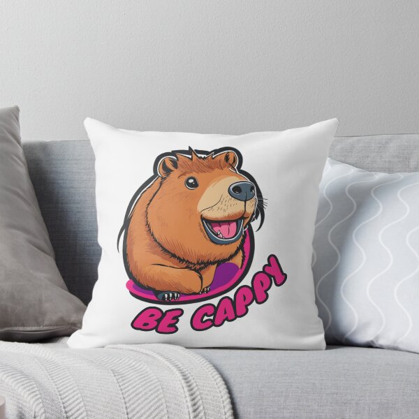 Item preview, Be Cappy Happy Capybara designed and sold by Peculiarts.