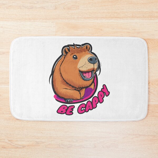 Item preview, Be Cappy Happy Capybara designed and sold by Peculiarts.