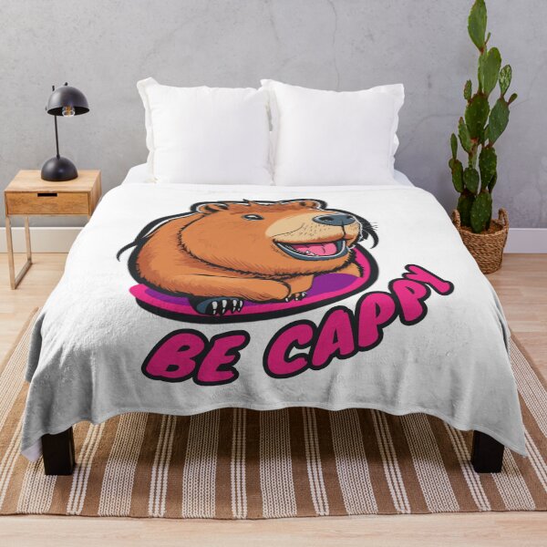Item preview, Be Cappy Happy Capybara designed and sold by Peculiarts.