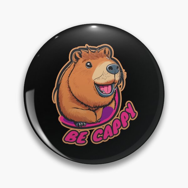 Item preview, Be Cappy Happy Capybara designed and sold by Peculiarts.