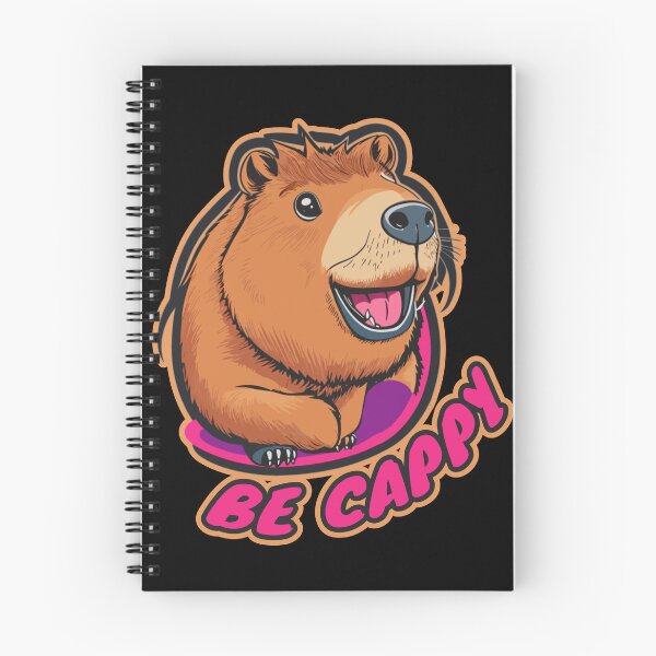 Item preview, Be Cappy Happy Capybara designed and sold by Peculiarts.