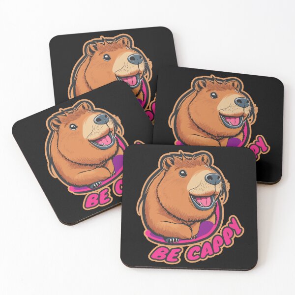 Item preview, Be Cappy Happy Capybara designed and sold by Peculiarts.