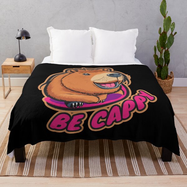 Item preview, Be Cappy Happy Capybara designed and sold by Peculiarts.