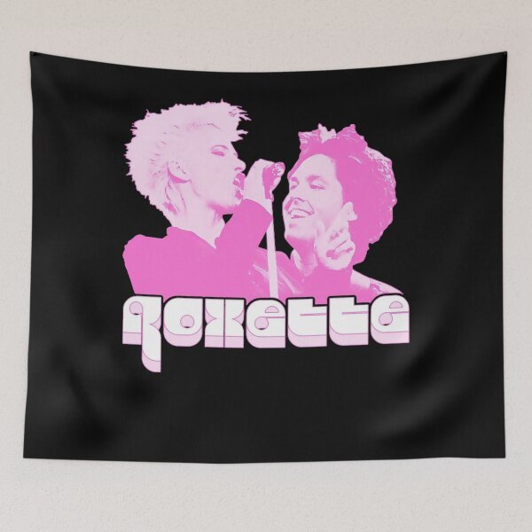 Item preview, Roxette Retro 80s Fan Art Tribute designed and sold by VacancyMode.