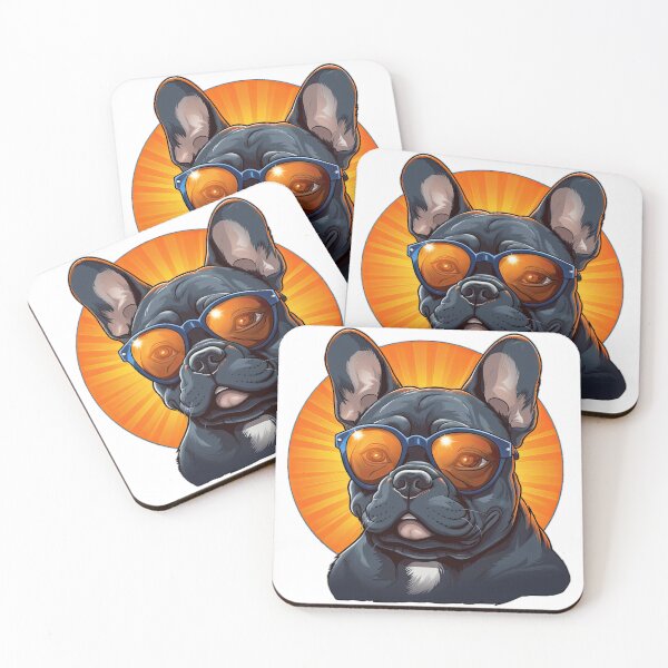 Item preview, Gafas de sol Bulldog Francés Naranja designed and sold by jaredmcwhae.