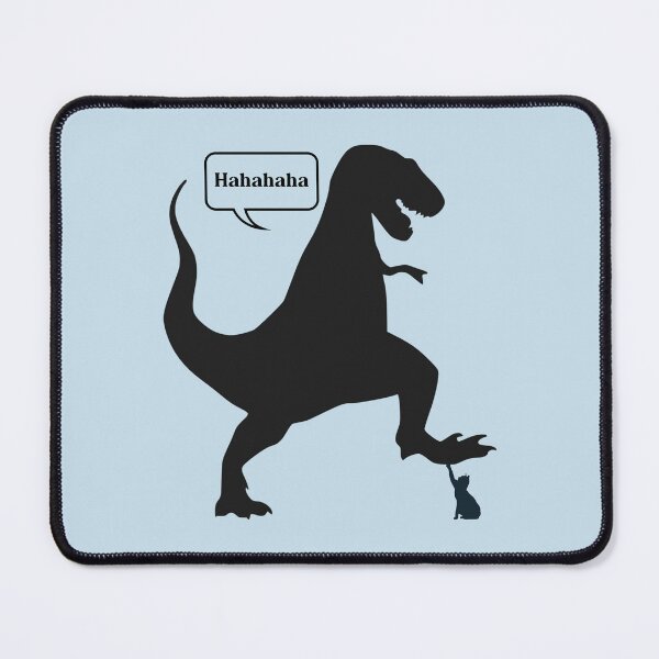 Item preview, T-Rex Tickled by Cat: A Comical Design designed and sold by kcaandwu.