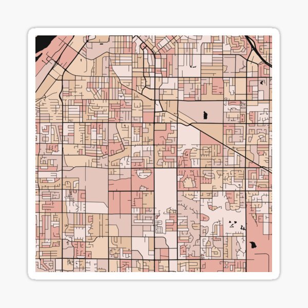 Item preview, Surrey Map Pattern in Soft Pink Pastels designed and sold by PatternMaps.