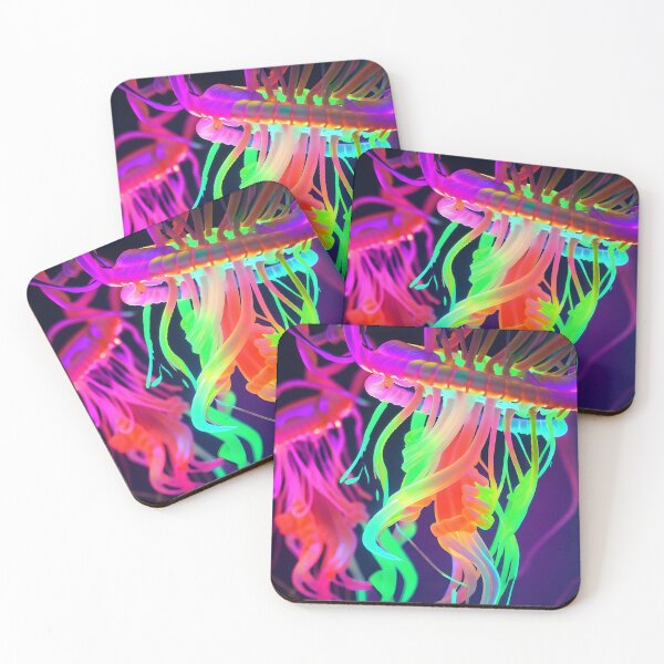 Item preview, Neon jellyfish 3 designed and sold by Visions-ai.