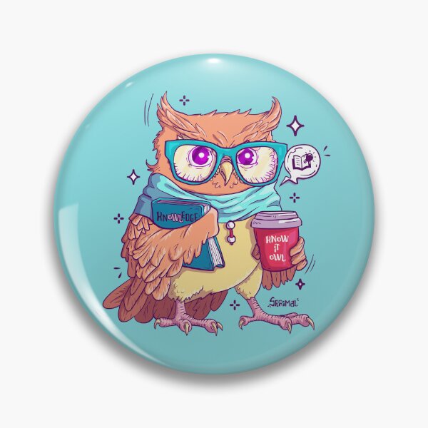 Item preview, Know-It-Owl designed and sold by SPIRIMAL.