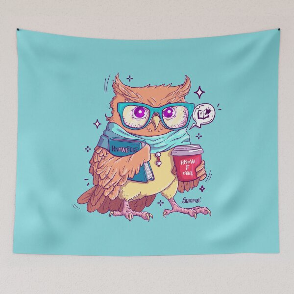 Item preview, Know-It-Owl designed and sold by SPIRIMAL.