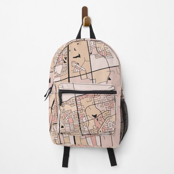 Item preview, Vaughan Map Pattern in Soft Pink Pastels designed and sold by PatternMaps.
