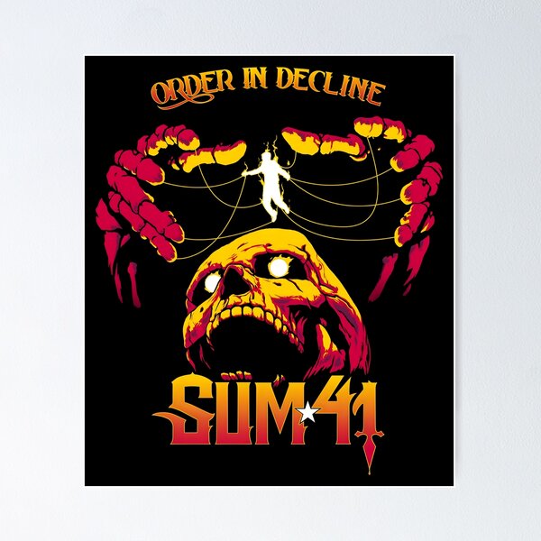 Sum 41 Pieces Vinyl Record Song Lyric Quote Music Poster Print