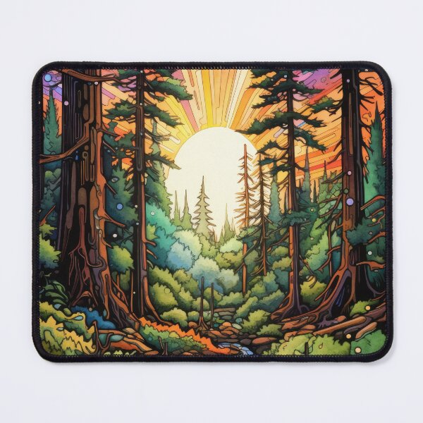Item preview, Redwood Forest Psychedelic Art designed and sold by VisionDuke.