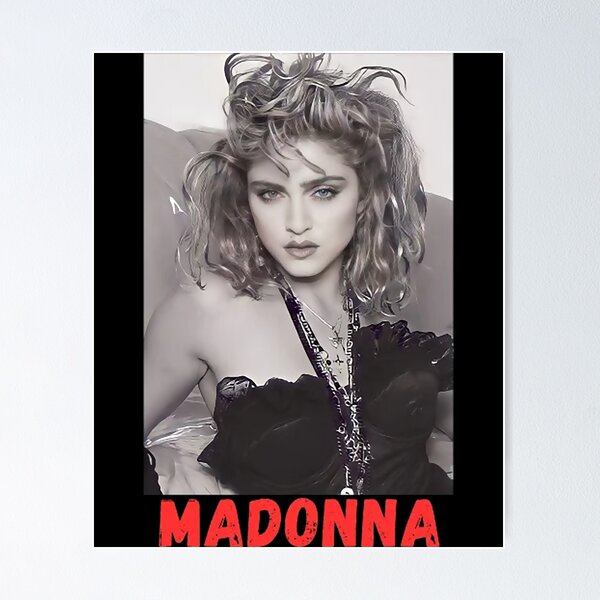 "Madonna" Poster for Sale by AppleNormanAcc Redbubble