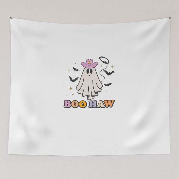 Item preview, Retro Groovy Halloween Boo Haw Ghost Spooky Season  designed and sold by ScottStewart20.