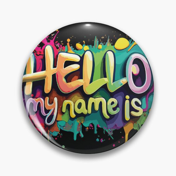 Item preview, Graffiti Hello My Name Colorful Design designed and sold by limos.