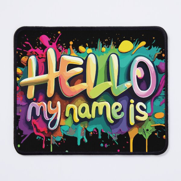 Item preview, Graffiti Hello My Name Colorful Design designed and sold by limos.
