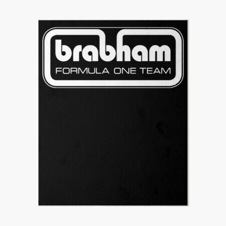 Brabham Formula One Team logo 1973/4 - white print | Art Board Print