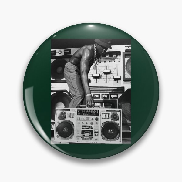Item preview, LL Cool J - BoomBox - Ladies Crop Top designed and sold by jasonhartmann.