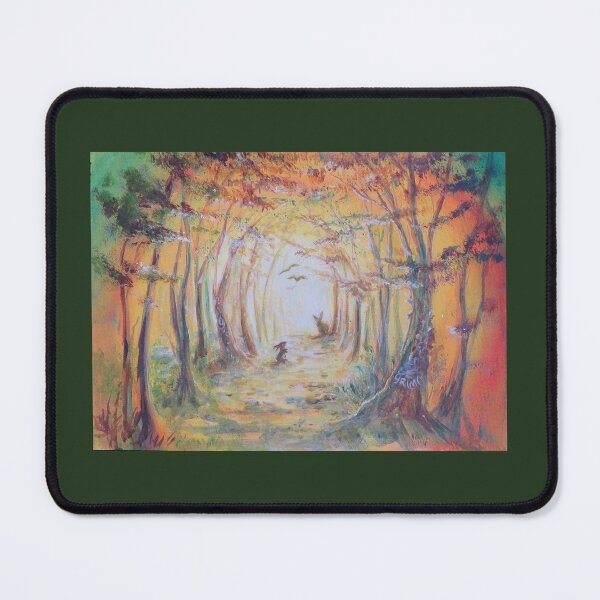 Item preview, Golden Glow Forest - magical forest with rabbits and birds designed and sold by LittleLiz.