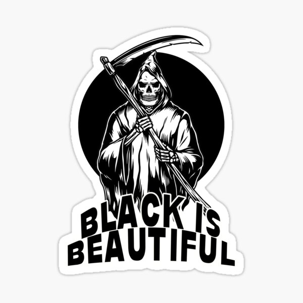 Read In Peace Grim Reaper Funny Dark Humor Book' Sticker