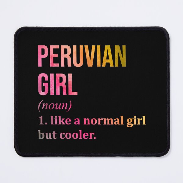 Item preview, Peruvian Girl Definition Peru in Watercolor designed and sold by XCIV.