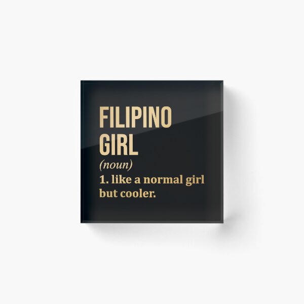 Item preview, Filipino Girl Definition Philippines in Gold designed and sold by XCIV.