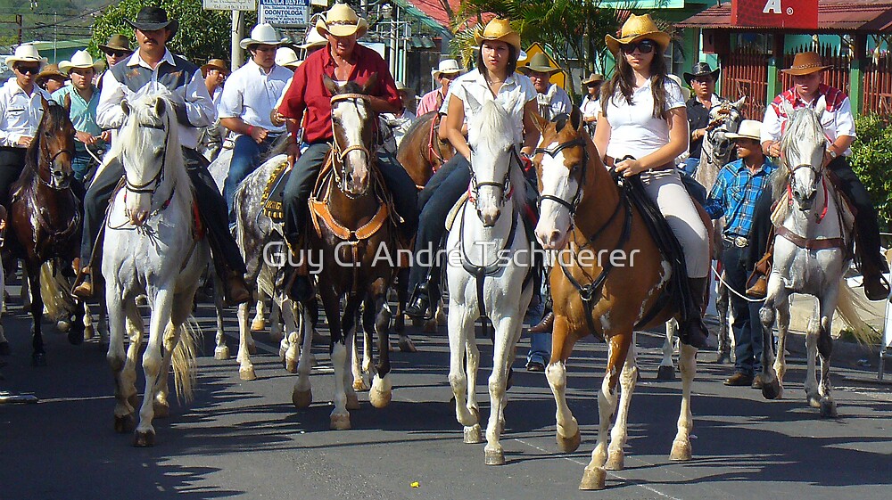 "Tope - Horse Parade in Ciudad Colón, Costa Rica" by Guy C. André