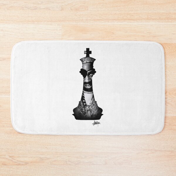 Item preview, ll cool j - SLICK RICK THE RULER KING CHESS PIECE HIPHOP designed and sold by jasonhartmann.