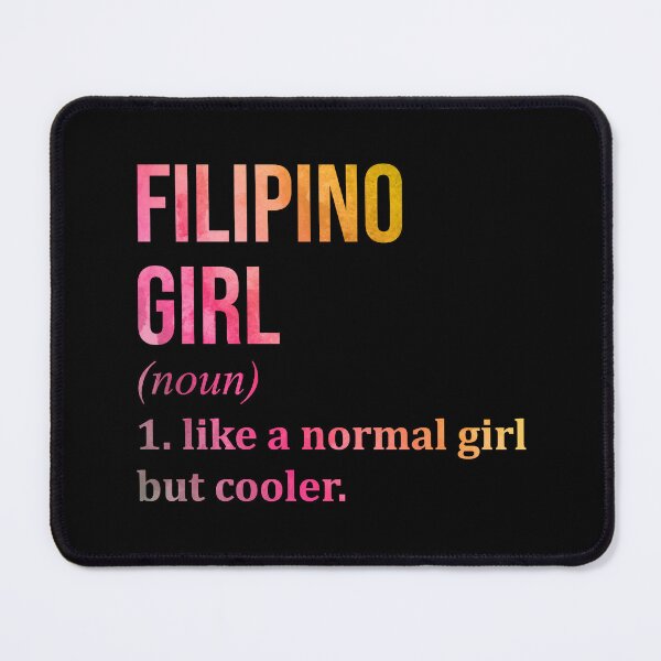 Item preview, Filipino Girl Definition Philippines in Watercolor designed and sold by XCIV.
