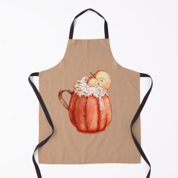 Item preview, Watercolor pumpkin latte designed and sold by natinart.