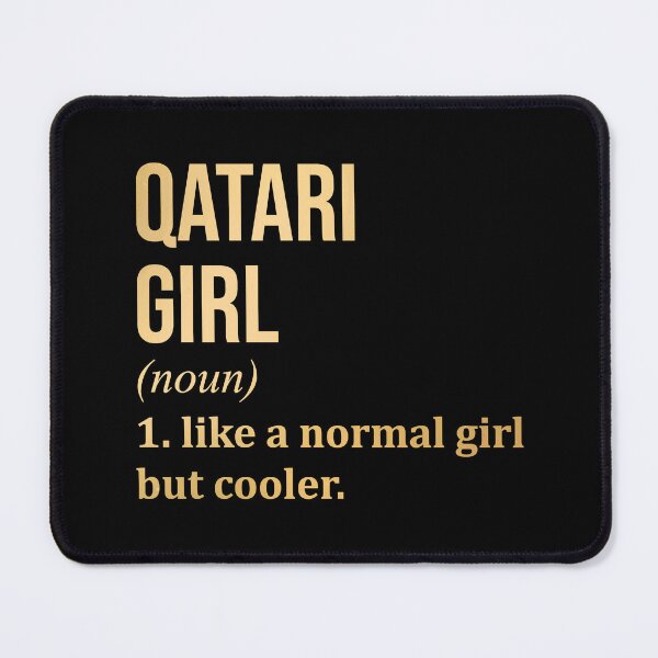 Item preview, Qatari Girl Definition Qatar in Gold designed and sold by XCIV.