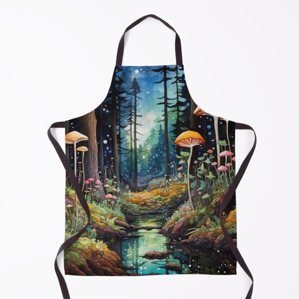 Item preview, Fantasy Magic Forest in Watercolor and Ink designed and sold by VisionDuke.