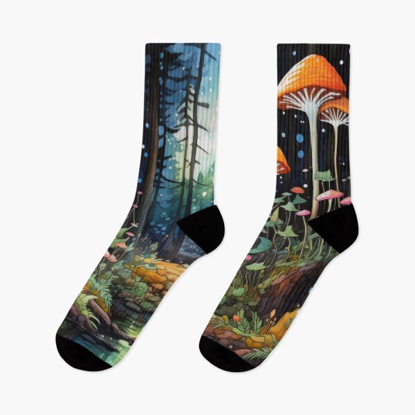 Item preview, Fantasy Magic Forest in Watercolor and Ink  designed and sold by VisionDuke.