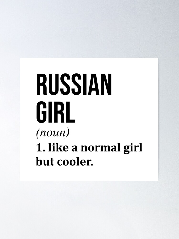 Russian Girl Definition Russia for Women Art Board Print for Sale by XCIV