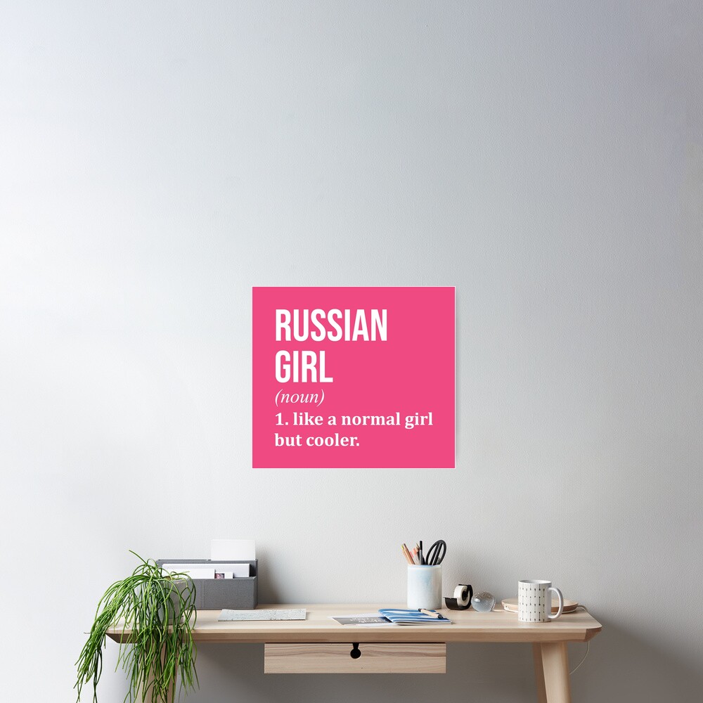 Russian Girl Definition Russia for Women Art Board Print for Sale by XCIV