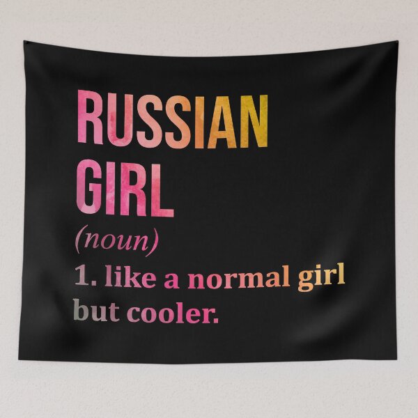 Item preview, Russian Girl Definition Russia in Watercolor designed and sold by XCIV.