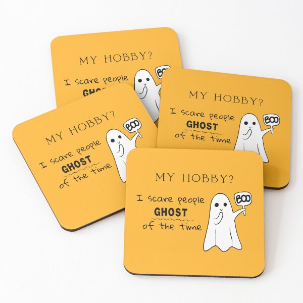 Item preview, Cute Halloween Ghost "I scare people GHOST of the time" designed and sold by WannaSome.
