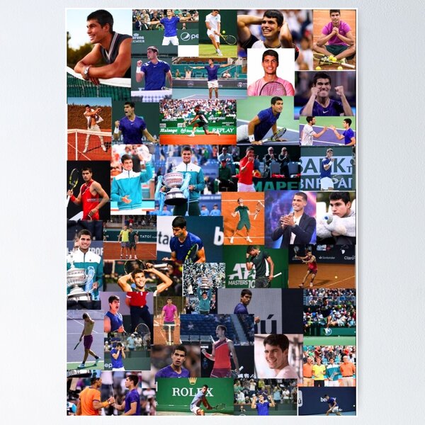 Vista previa del artículo con la obra «Carlos Alcaraz número uno», diseñado y vendido por doorzz.