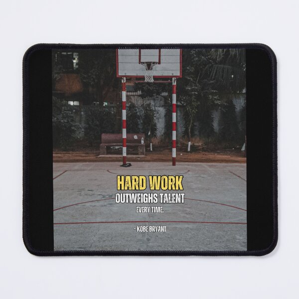 Item preview, Hard Work Outweighs Talent Every Time Basketball Motivation Quote designed and sold by hiunlimit.