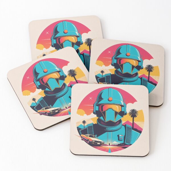Item preview, Retro Robo Police designed and sold by Synthartik.