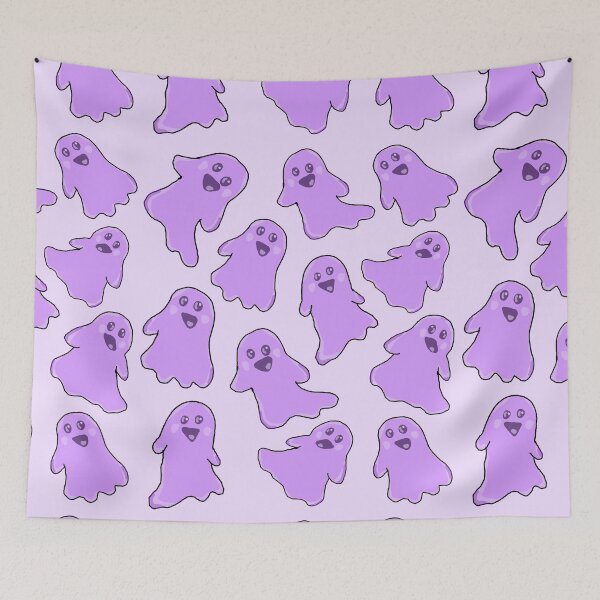 Item preview, Ghost pattern purple no 9 designed and sold by mon-artist.