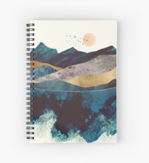 Blue Mountain Reflection Spiral Notebook