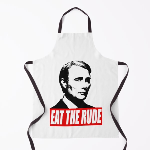 Item preview, EAT THE RUDE - Hannibal [Dark Background] designed and sold by katheleenkem.