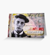 A Total Work of Art (Buster Keaton) Greeting Card