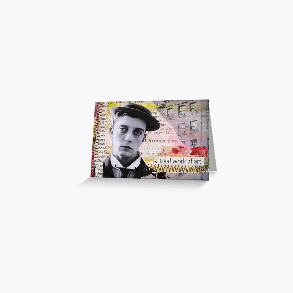 A Total Work of Art (Buster Keaton) Greeting Card